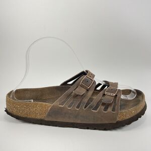 Birkenstock Brown Sandals with Adjustable Comfort Straps